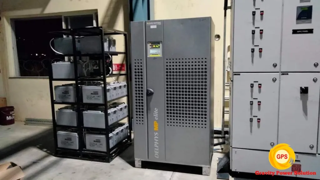 Online UPS with battery rental service